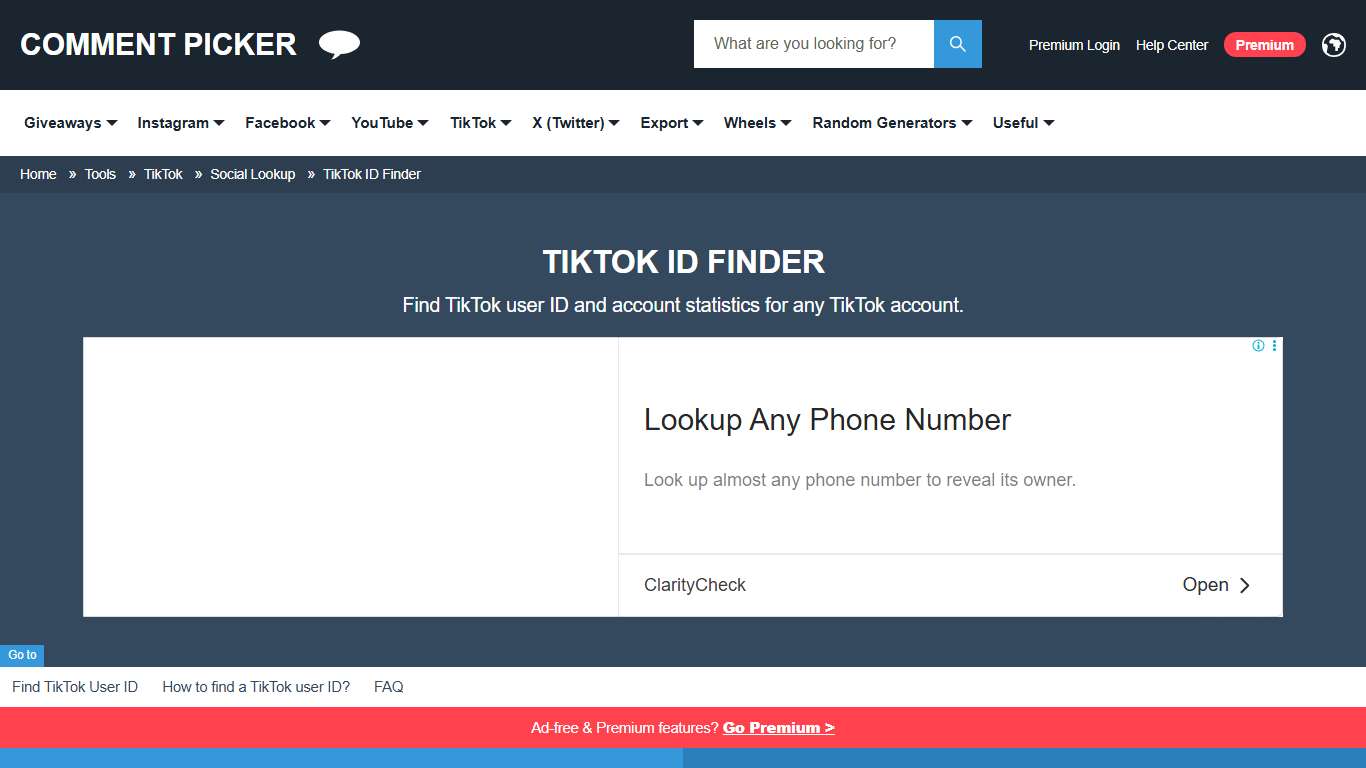 Find Your TikTok ID: User, Account & Profile Lookup Tool